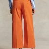 Oranžové dámské široké kalhoty Ralph Lauren Chino Oranžové dámské široké kalhoty Ralph Lauren Chino