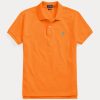 Oranžové dámské polokošile Ralph Lauren Classic Fit Mesh Polo