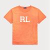 Oranžová dámská trička Ralph Lauren Rl Logo Jersey Oranžová dámská trička Ralph Lauren Rl Logo Jersey