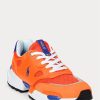 Oranžové / královské pánské Ralph Lauren Jogger Suede & Síťované tenisky Oranžové / královské pánské Ralph Lauren Jogger Suede & Síťované tenisky