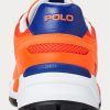 Oranžové / královské pánské Ralph Lauren Jogger Suede & Síťované tenisky Oranžové / královské pánské Ralph Lauren Jogger Suede & Síťované tenisky