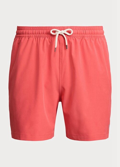 Oranžové pánské šortky Ralph Lauren Traveler Swimming Trunk Oranžové pánské šortky Ralph Lauren Traveler Swimming Trunk