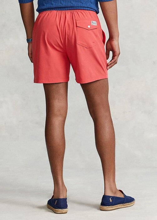 Oranžové pánské šortky Ralph Lauren Traveler Swimming Trunk Oranžové pánské šortky Ralph Lauren Traveler Swimming Trunk