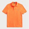 Oranžové pánské polokošile Slim Fit Mesh Ralph Lauren Custom Oranžové pánské polokošile Slim Fit Mesh Ralph Lauren Custom