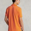 Oranžové pánské polokošile Slim Fit Mesh Ralph Lauren Custom