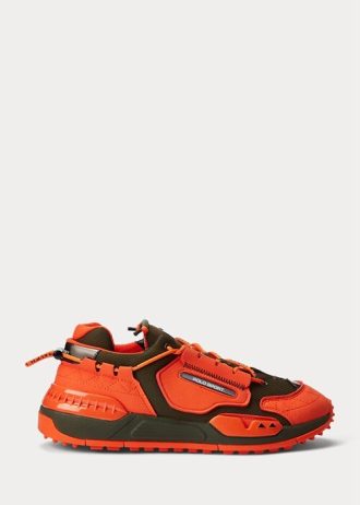 Oranžové pánské tenisky Ralph Lauren PS200