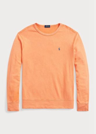 Oranžová pánská Terry mikina Ralph Lauren Spa
