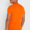 Oranžová pánská trička Ralph Lauren Essential Crew Neck Oranžová pánská trička Ralph Lauren Essential Crew Neck