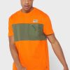 Oranžová pánská trička Ralph Lauren Logo Crew Neck Oranžová pánská trička Ralph Lauren Logo Crew Neck