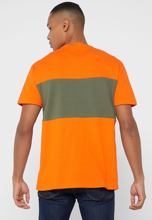 Oranžová pánská trička Ralph Lauren Logo Crew Neck Oranžová pánská trička Ralph Lauren Logo Crew Neck