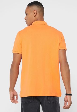 Oranžové pánské základní polokošile Ralph Lauren Oranžové pánské základní polokošile Ralph Lauren