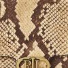 Pergamenové dámské crossbody kabelky Ralph Lauren z umělé hadí kůže Medium Adair