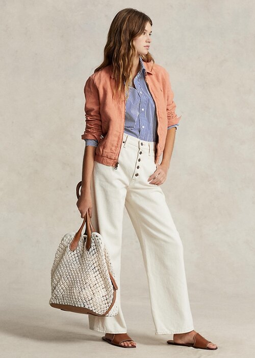 Pergamenové krémové dámské kožené háčkované kabelky Ralph Lauren velké kabelky Bellport Pergamenové krémové dámské kožené háčkované kabelky Ralph Lauren velké kabelky Bellport