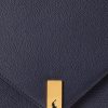 Půlnoční námořnické dámské kabelky Ralph Lauren Polo ID s koženou obálkou a řetízkem přes tělo Půlnoční námořnické dámské kabelky Ralph Lauren Polo ID s koženou obálkou a řetízkem přes tělo