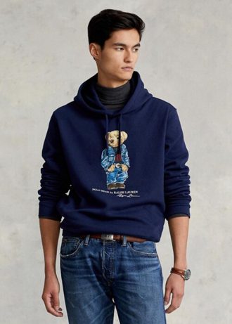 Pánská fleecová mikina s kapucí Ralph Lauren Polo Bear