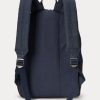 Pánské jezdecké plátěné batohy navy Ralph Lauren s potiskem Pánské jezdecké plátěné batohy navy Ralph Lauren s potiskem