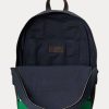 Pánské jezdecké plátěné batohy navy Ralph Lauren s potiskem Pánské jezdecké plátěné batohy navy Ralph Lauren s potiskem