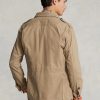 Pánské khaki bundy Ralph Lauren Dobby Utility Overshirt Pánské khaki bundy Ralph Lauren Dobby Utility Overshirt