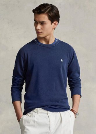 Pánská mikina Ralph Lauren Spa Terry Navy