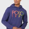Pánská mikina s kapucí Ralph Lauren Logo navy