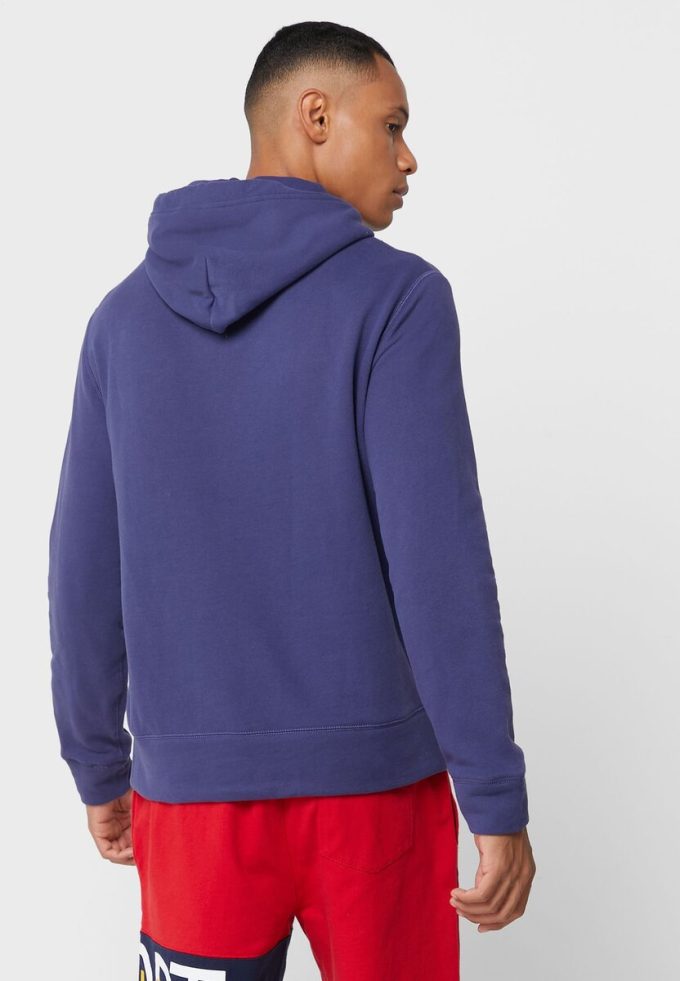 Pánská mikina s kapucí Ralph Lauren Logo navy