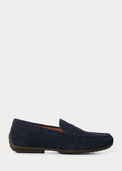 Pánské námořnické boty Ralph Lauren Reynold Suede Driver pro volný čas Pánské námořnické boty Ralph Lauren Reynold Suede Driver pro volný čas