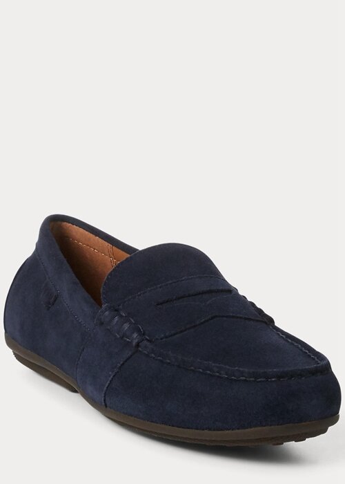 Pánské námořnické boty Ralph Lauren Reynold Suede Driver pro volný čas Pánské námořnické boty Ralph Lauren Reynold Suede Driver pro volný čas