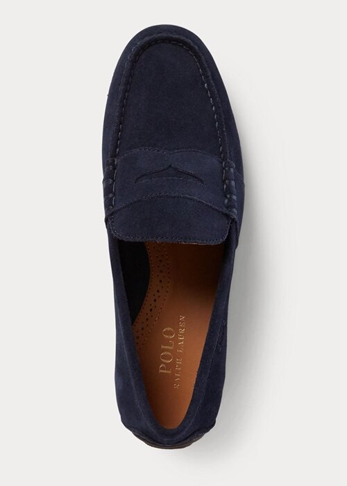 Pánské námořnické boty Ralph Lauren Reynold Suede Driver pro volný čas Pánské námořnické boty Ralph Lauren Reynold Suede Driver pro volný čas