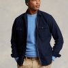 Pánské námořnické bundy Oxford Overshirt Ralph Lauren Garment-Dyed Pánské námořnické bundy Oxford Overshirt Ralph Lauren Garment-Dyed
