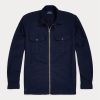 Pánské námořnické bundy Oxford Overshirt Ralph Lauren Garment-Dyed Pánské námořnické bundy Oxford Overshirt Ralph Lauren Garment-Dyed