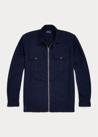 Pánské námořnické bundy Oxford Overshirt Ralph Lauren Garment-Dyed