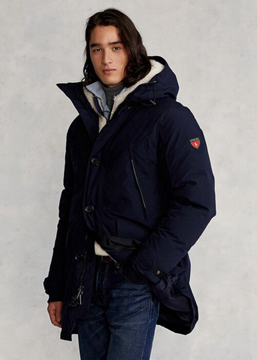 Pánské námořnické bundy Ralph Lauren s voděodpudivou péřovou bundou Pánské námořnické bundy Ralph Lauren s voděodpudivou péřovou bundou