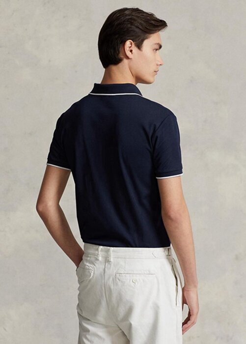Pánské námořnické polokošile Slim Fit Birdseye na zakázku Ralph Lauren Pánské námořnické polokošile Slim Fit Birdseye na zakázku Ralph Lauren