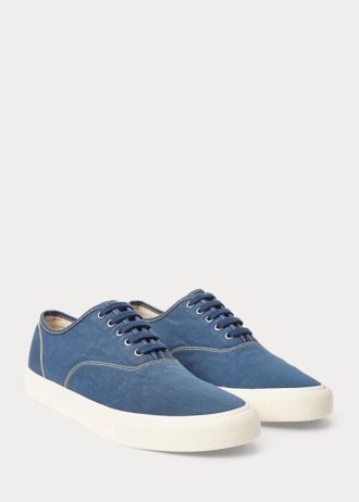 Pánské plátěné tenisky Royal Blue Ralph Lauren