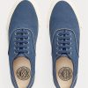 Pánské plátěné tenisky Royal Blue Ralph Lauren Pánské plátěné tenisky Royal Blue Ralph Lauren