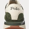 Pánské semišové tenisky Olive Ralph Lauren Train 89 Pánské semišové tenisky Olive Ralph Lauren Train 89