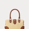 Přírodní dámská mini kabelka Ralph Lauren Raffia Welington