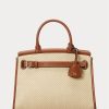 Přírodní dámské Ralph Lauren Raffia & Kabelka z teletiny Medium RL50 Přírodní dámské Ralph Lauren Raffia & Kabelka z teletiny Medium RL50