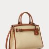 Přírodní dámské Ralph Lauren Raffia & Kabelka z teletiny Medium RL50 Přírodní dámské Ralph Lauren Raffia & Kabelka z teletiny Medium RL50