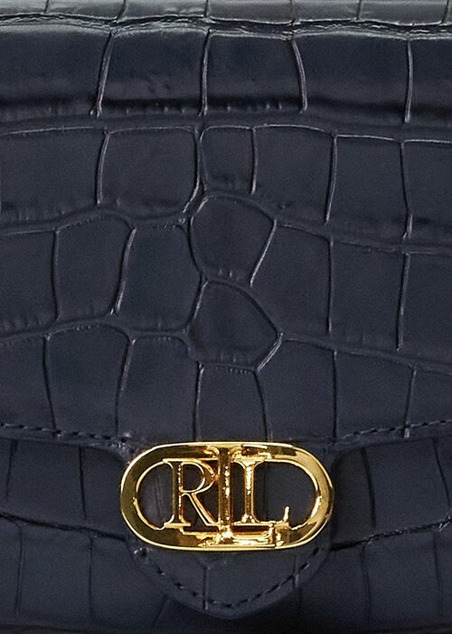 Rafinované dámské crossbody kabelky Ralph Lauren z embosované kůže Medium Adair Rafinované dámské crossbody kabelky Ralph Lauren z embosované kůže Medium Adair