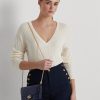 Rafinované dámské crossbody kabelky Ralph Lauren z embosované kůže Medium Adair Rafinované dámské crossbody kabelky Ralph Lauren z embosované kůže Medium Adair