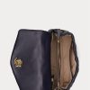 Rafinované dámské prošívané kožené tašky Ralph Lauren Medium Farrah Satchel