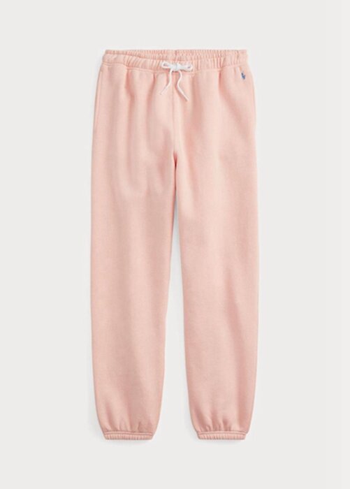 Růžové dámské atletické kalhoty Ralph Lauren Fleece Růžové dámské atletické kalhoty Ralph Lauren Fleece