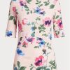 Růžová dámská bavlněná trička Ralph Lauren Floral Stretch Růžová dámská bavlněná trička Ralph Lauren Floral Stretch
