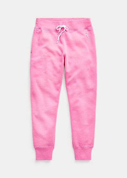 Růžové dámské fleecové tepláky Ralph Lauren Pink Pony Růžové dámské fleecové tepláky Ralph Lauren Pink Pony