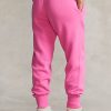 Růžové dámské fleecové tepláky Ralph Lauren Pink Pony Růžové dámské fleecové tepláky Ralph Lauren Pink Pony