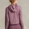Růžové dámské mikiny Ralph Lauren Cropped Cotton Jersey