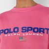 Růžové dámské polo mikiny Ralph Lauren
