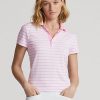 Růžové dámské polokošile Jersey Ralph Lauren na míru