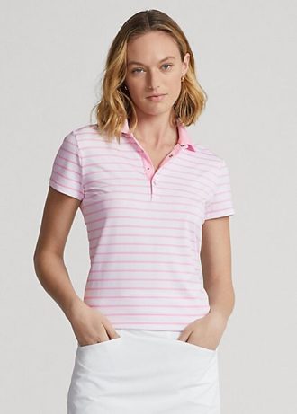 Růžové dámské polokošile Jersey Ralph Lauren na míru